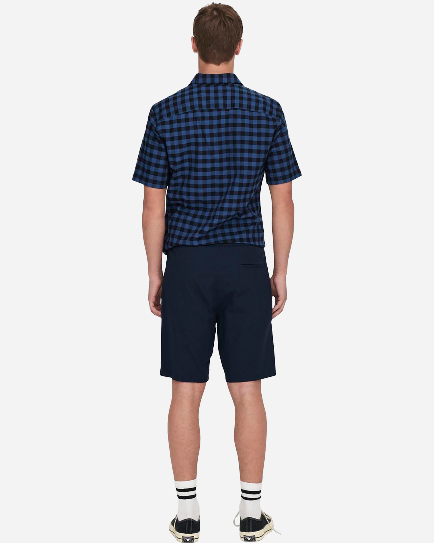 Bermuda ONLY & SONS LINUS CHINO MISTO LINO M - Blu - 4 | Cisalfa Sport